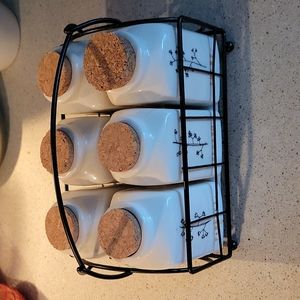 Rae Dunn spice rack set